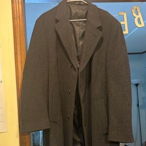 Men's Gray Overcoat